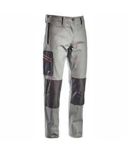 Pantalone Cotone Grigio L      Stretch Iso Diadora