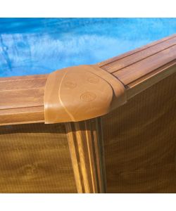 Piscina Ovale Legno 500 x 300 x 120 h cm