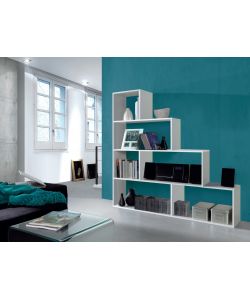 Libreria scala bianca 145 x 29 x 145 h cm