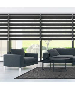 DUOLUX - Tenda Notte e giorno Grafito 100x180