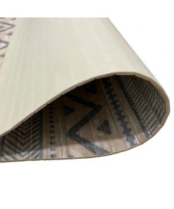 Tappeto Bambu Etnic Bianco-grigio 60x90