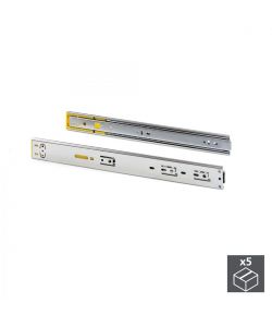 EMUCA KIT GUIDE PER CASSETTI A SFERA ESTRAZIONE TOTALE SISTEMA PUSH CHIUSURA SOFT 45 MM 10,0 X 7,5 X 52,0