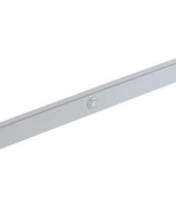 Emuca Barra appendiabiti per armadi con luce LED, regolabile 408-558 mm, 2,6 W-12V DC, Anodizzato opaco