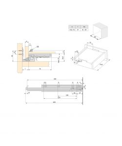 Emuca Guide Silver Ad Estrazione Totale P440