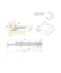 Emuca Guide Silver Ad Estrazione Totale P540