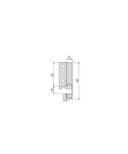 Emuca Cassetto Esterno Vertex 40Kg H83 P450 Bianco