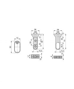 Emuca Kit Tubo Per Armadio Silk 1,15M