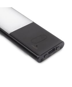 Emuca Applique LED Kaus Black ricaricabile via USB con sensore tattile di prossimit, 240mm, Verniciato nero 1 UN