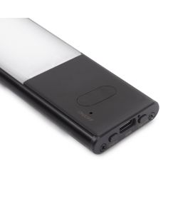 Emuca Applique LED Kaus Black ricaricabile via USB con sensore tattile di prossimit, 400mm, Verniciato nero 1 UN