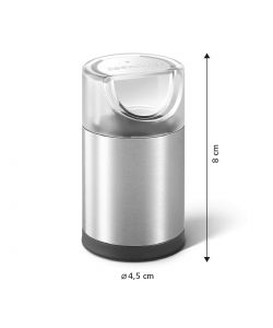 Tescoma Dispenser Stuzzicadenti Inox 45x80 mm - Acciaio e Plastica Trasparente