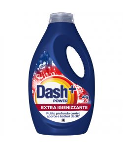 Dash Detersivo Liquido Lavatrice Power Extra Igienizzante 900 ml - 20 Misurini
