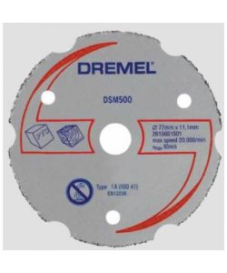 Dremel Disco da taglio Multiuso DSM500 Diam 77mm x 11,1 mm