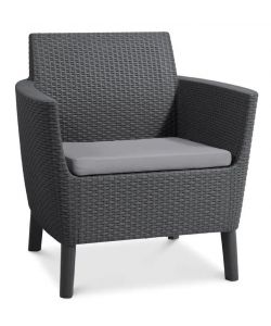 Keter Set Lounge Salemo - Grigio - Design Rattan