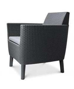 Keter Set Lounge Salemo - Grigio - Design Rattan