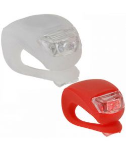 Luce Bicicletta Led Silicone Pz 2 Dunlop