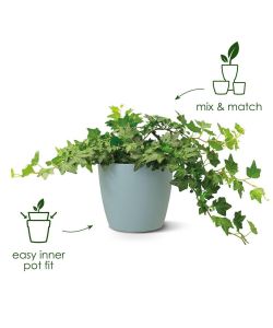 Elho Vaso Brussels - Bianco - Ø 25 cm