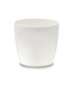 Vaso Tondo Bianco ? 18 Cm