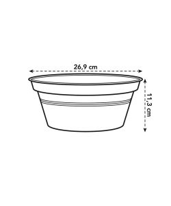 Elho Vaso da Giardino Green Basics - Beige - Ø 27 cm