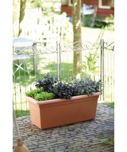 Elho Balconiera Extra Large Beige Naturale per Giardino - 78x34 cm