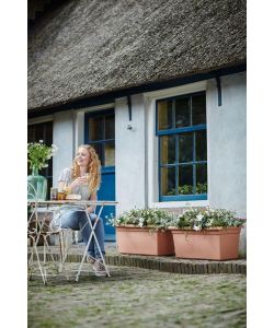 Elho Balconiera Extra Large Beige Naturale per Giardino - 78x34 cm