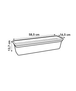 Elho Balconiera Green Basics - Beige Naturale - 60 cm