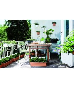 Elho Sottovaso Balconiera - Nero - Ø 50 cm