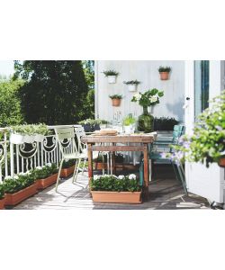 Elho Sottovaso Balconiera - Beige Naturale - Ø 50 cm