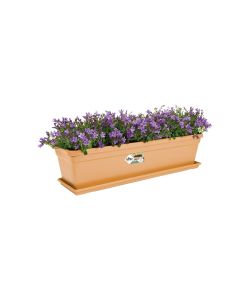 Elho Sottovaso Balconiera - Beige Naturale - 60 cm
