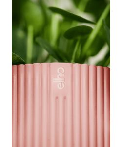 Elho Vibes Fold Vaso Rotondo 14 cm Rosa Delicato in Plastica Riciclata