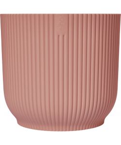 Elho Vaso Vibes Fold Rotondo 18 cm Rosa Delicato - Plastica Riciclata