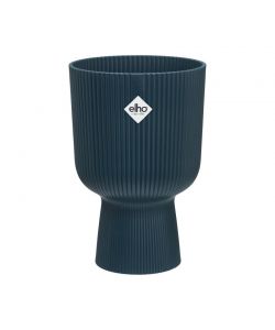 Elho Vaso Vibes Fold Coupe 14 cm Colore Deep Blue - Fioriera Rotonda Interna