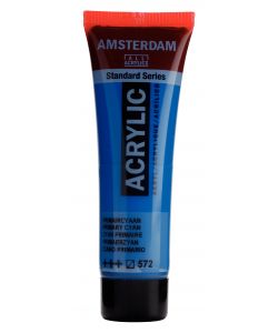 Colore acrilico Amsterdam Acrylic 20 ml blu prim. cyan