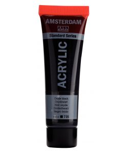 Colore acrilico Amsterdam 20 ML Nero ossido