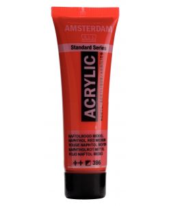 Colore acrilico Amsterdam  20 ML Rosso Naftolo