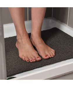 EURO MARKETING MANUFACTURING Tappeto Antiscivolo Multiuso Grigio 60x39 cm