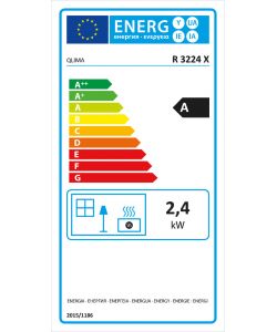 Qlima Stufa a Stoppino Portatile - Nero - 2,4 kW