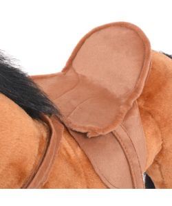 Cavallo in Peluche in Piedi Marrone