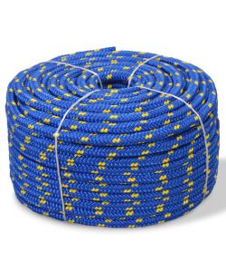 Corda Nautica in Polipropilene 10 mm 50 m Blu