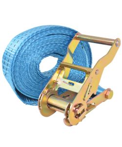 Cinghie d'Ancoraggio 4 pz a Cricchetto 2 T 6mx38mm Blu