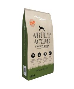 Cibo Secco per Cani Premium Adult Active Chicken & Fish 15 kg