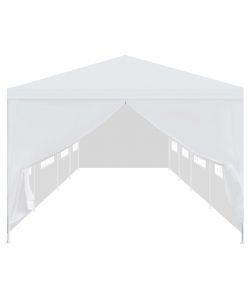 Gazebo da Giardino 3x12 m Bianco