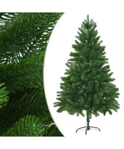 Albero di Natale Artificiale con Aghi Realistici 210 cm Verde