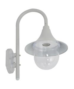 Lampada da Parete da Giardino E27 42 cm in Alluminio Bianco