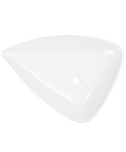 Lavandino Triangolare in Ceramica Bianco 645x455x115 mm
