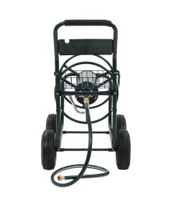 Carrello Avvolgitubi da Giardino Connettori 1/2' 75 m Acciaio