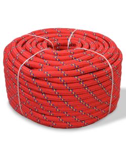 Corda Nautica in Polipropilene 16 mm 50 m Rosso