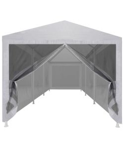 Tenda per Feste con 8 Pareti in Rete 9x3 m