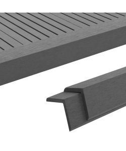 Profili Angolari per Decking in WPC 5 pz 170 cm Grigio