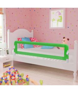 Sponde Letto di Sicurezza Bambini Verde 120x42cm Poliestere