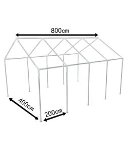 Telaio in acciaio per tendone da festa 8x4 m